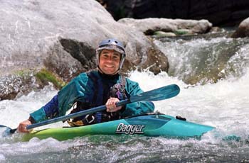 [Photo of Mike Kayaking]